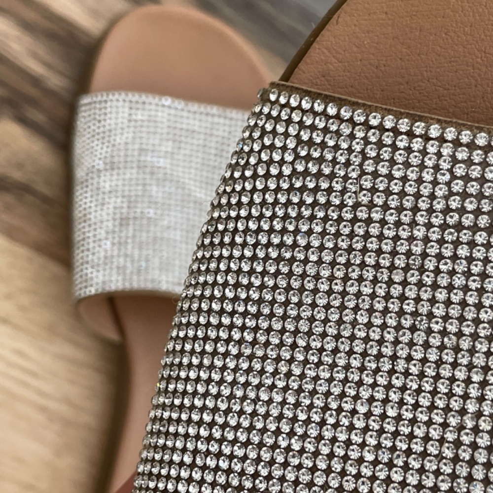 Steve Madden Rhinestone Sandals - Picture 3 of 3